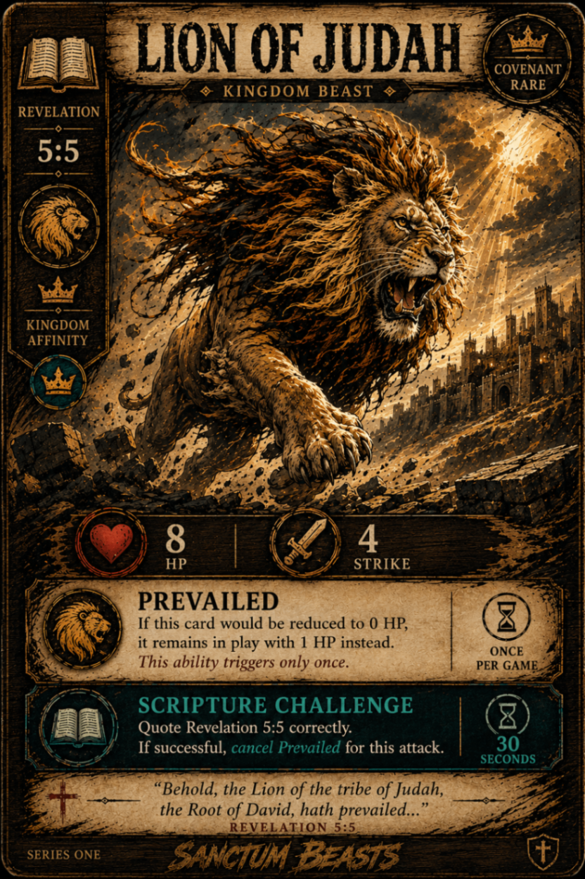 Lion of Judah (Canonical Card)